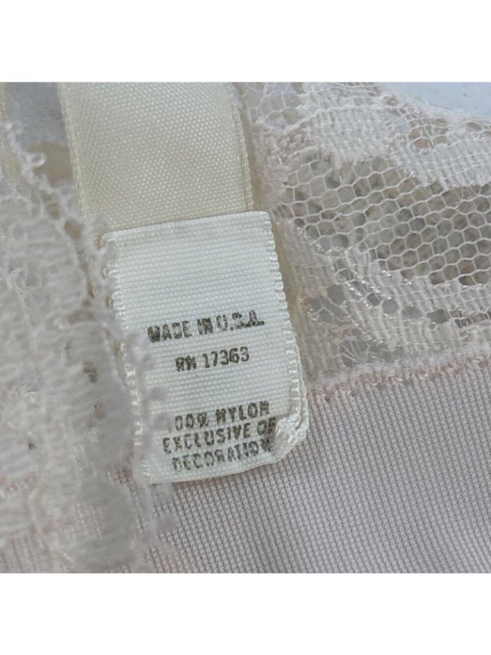 Vtg 1960s Komar dress slip lace bodice slip dress full slip Pale Pink 36 short - Picture 6 of 7